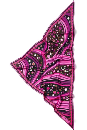 Puccini Foulard en soie à imprimé Fontane