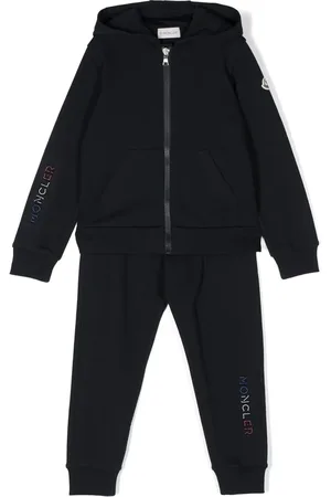 Moncler Survêtement en coton à logo imprimé