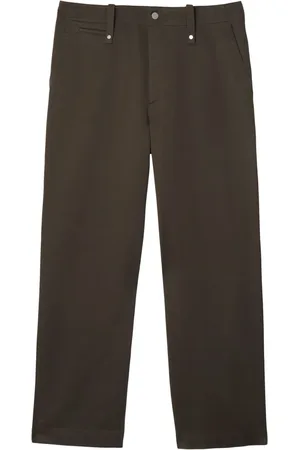 Burberry Pantalon en coton à coupe ample