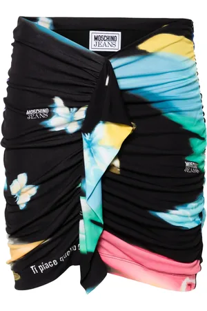 Moschino Jupe imprimée à volants