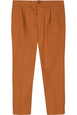 Maison Kitsuné Pantalon fuselé à détails plissés