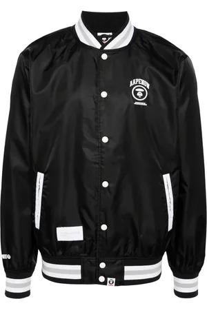 A Bathing Ape Veste bomber à bandes rayées