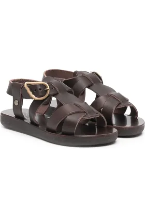 Ancient Greek Sandals Sandales Leonidas à bout ouvert
