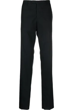 Boglioli Pantalon en laine vierge à coupe slim