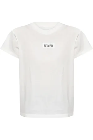 Maison Margiela T-shirt en coton à motif signature