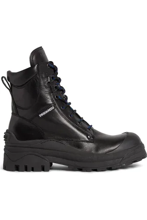 Dsquared2 Bottines en cuir à empiècements