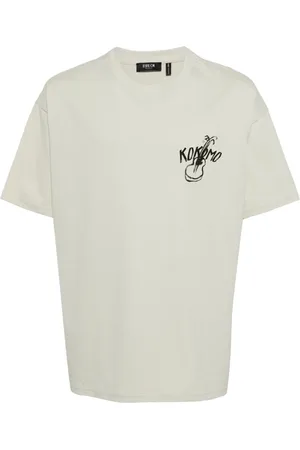 FIVE CM T-shirt en coton à imprimé graphique