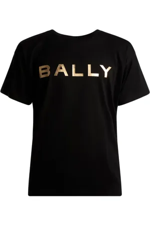 Bally T-shirt en coton à logo métallisé
