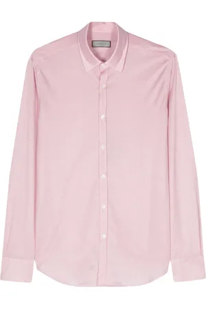 CANALI Chemise en coton à manches longues