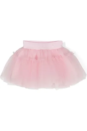MONNALISA Jupe en tulle à logo jacquard