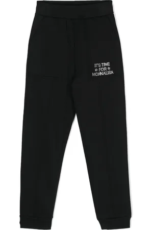 MONNALISA Pantalon de jogging à ornements strassés