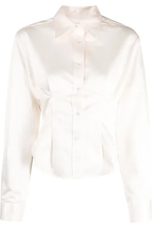 Cynthia Rowley Chemise boutonnée à détails de plis
