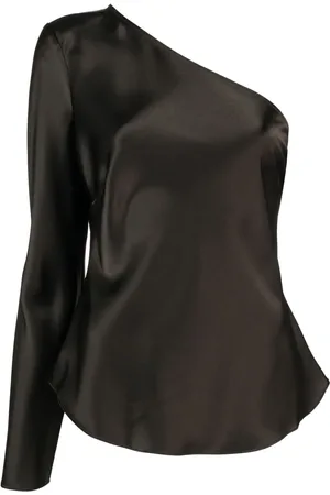 Ralph Lauren Blouse satinée à une épaule
