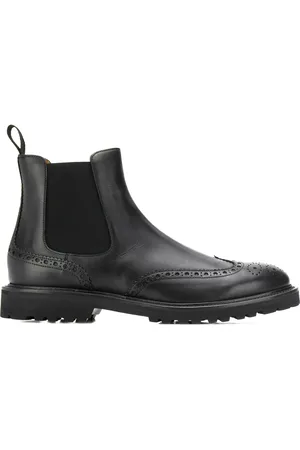 Scarosso Bottines chelsea à détails façon richelieus