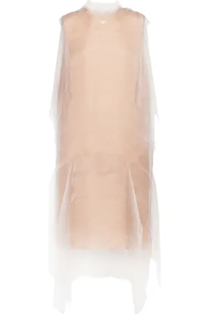 Prada Robe Technical Voile à plis