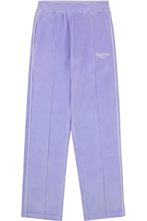 Sporty & Rich Pantalon de jogging Script à logo brodé