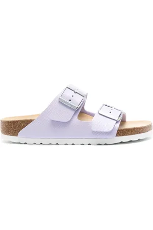 Birkenstock Claquettes Arizona à boucle logo
