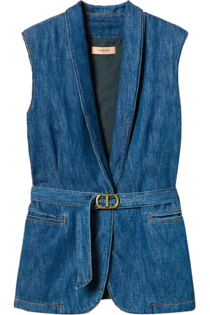 Twin-Set Veston à taille ceinturée