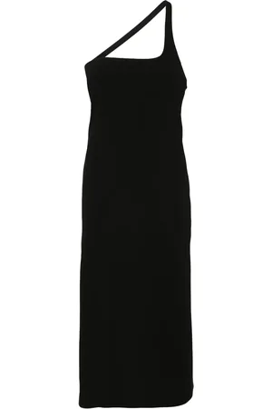 Gauchere Robe mi-longue froncée