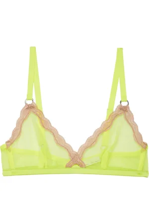FLEUR DU MAL Brassière transparente en tulle