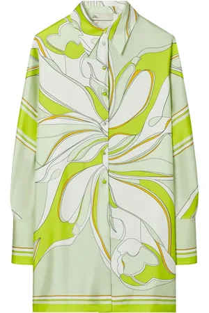 Tory Burch Chemise en soie à fleurs