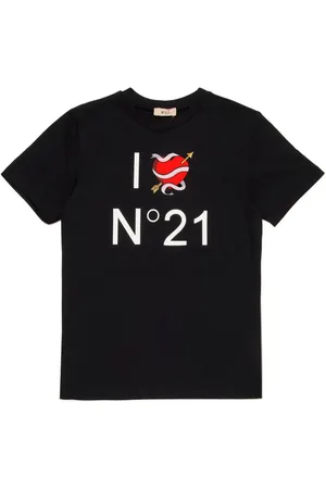 Nº21 T-shirt à logo imprimé