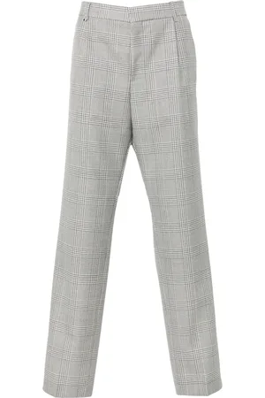 HUGO BOSS Pantalon à motif tartan