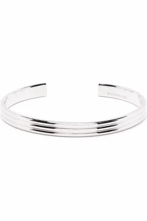 Missoma Bracelet jonc à logo gravé