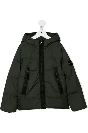 Stone Island Doudoune à patch logo