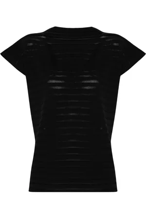 PLEATS PLEASE ISSEY MIYAKE Haut en maille ajourée