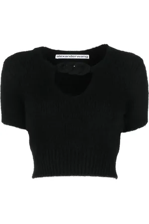 Alexander Wang Haut crop à détails d