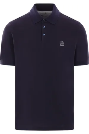 Brunello Cucinelli Polo à logo imprimé