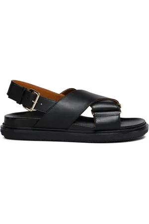 Marni Sandales Fussbett en cuir