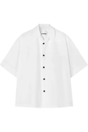 Jil Sander Chemise en coton à manches courtes