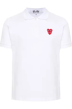 Comme des Garçons Polo à patch cœur