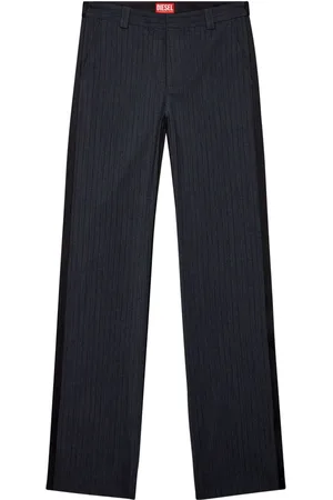 Diesel Pantalon de costume à fines rayures