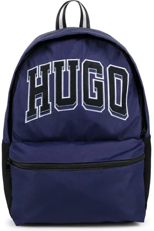 HUGO BOSS Sac à dos en toile à patch logo