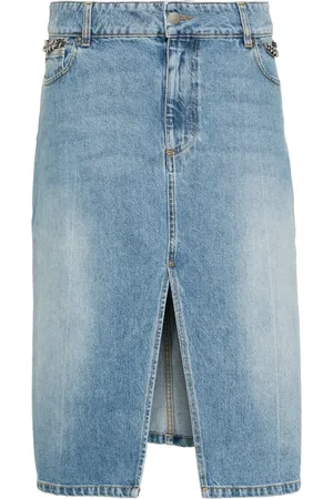 Stella McCartney Jupe Iconic Falabella en jean