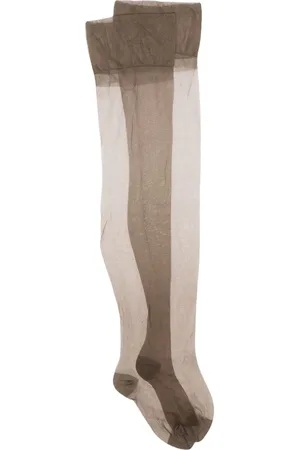 MAISON CLOSE Bas de transparent sans coutures