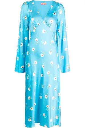 KITRI Robe mi-longue Libby à fleurs