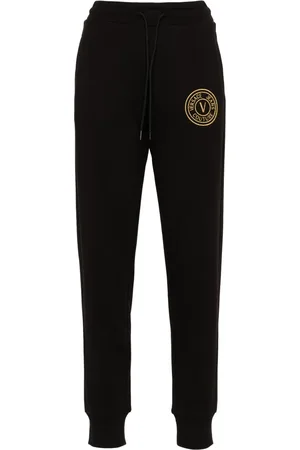 VERSACE Pantalon de jogging à logo brodé
