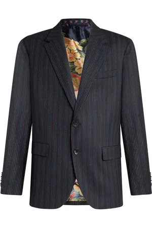 Etro Blazer en laine à fines rayures