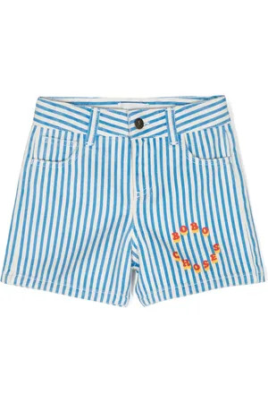 Bobo Choses Short en coton Circle à rayures