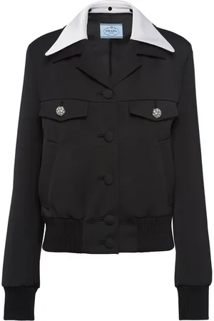 Prada Veste en laine à simple boutonnage