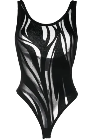 MUGLER Body à effet de transparence