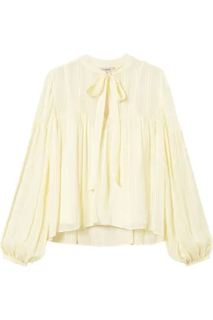 Twin-Set Blouse à rayures en jacquard