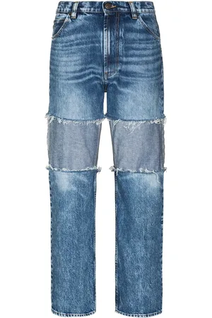 Maison Margiela Jean boyfriend à taille haute