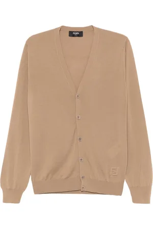 Fendi Cardigan à motif FF embossé