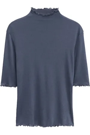 Filippa K T-shirt volanté à col montant