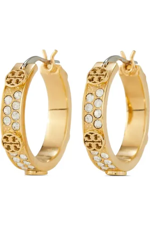 Tory Burch Petites créoles Miller serties de cristaux
